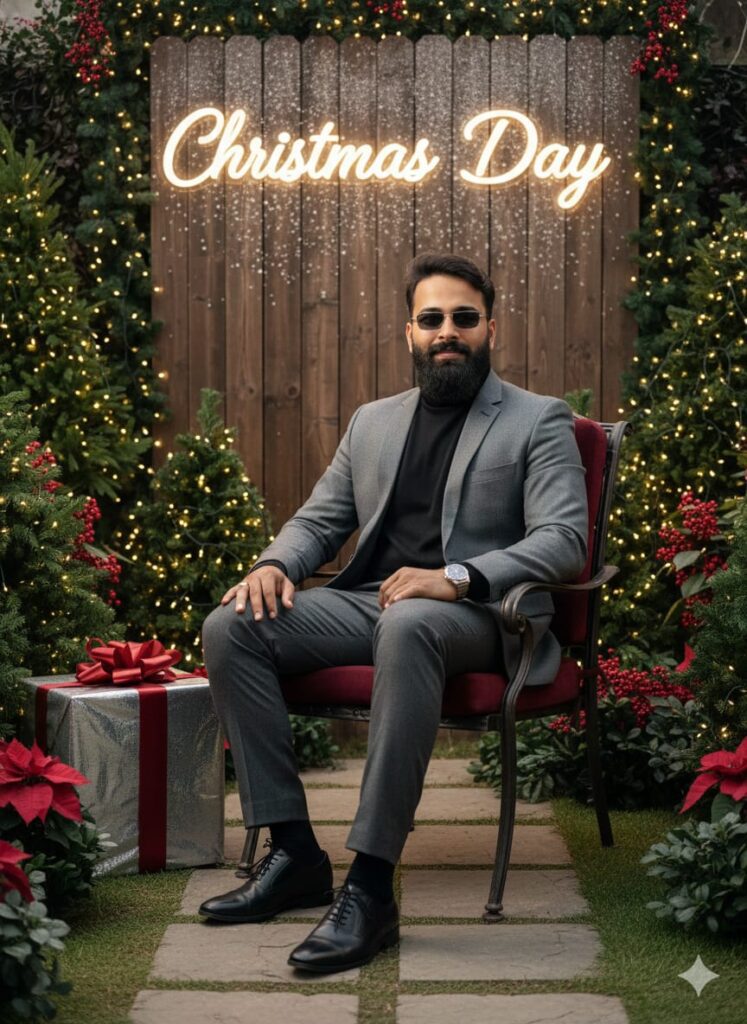 Christmas Ai Photo Editing Prompt 100% Face Match, Google Gemini ai Prompts