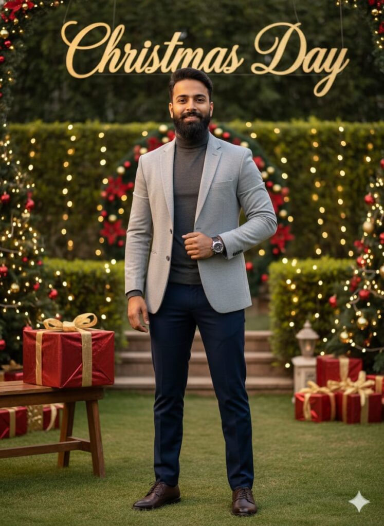 Christmas Ai Photo Editing Prompt 100% Face Match, Google Gemini ai Prompts