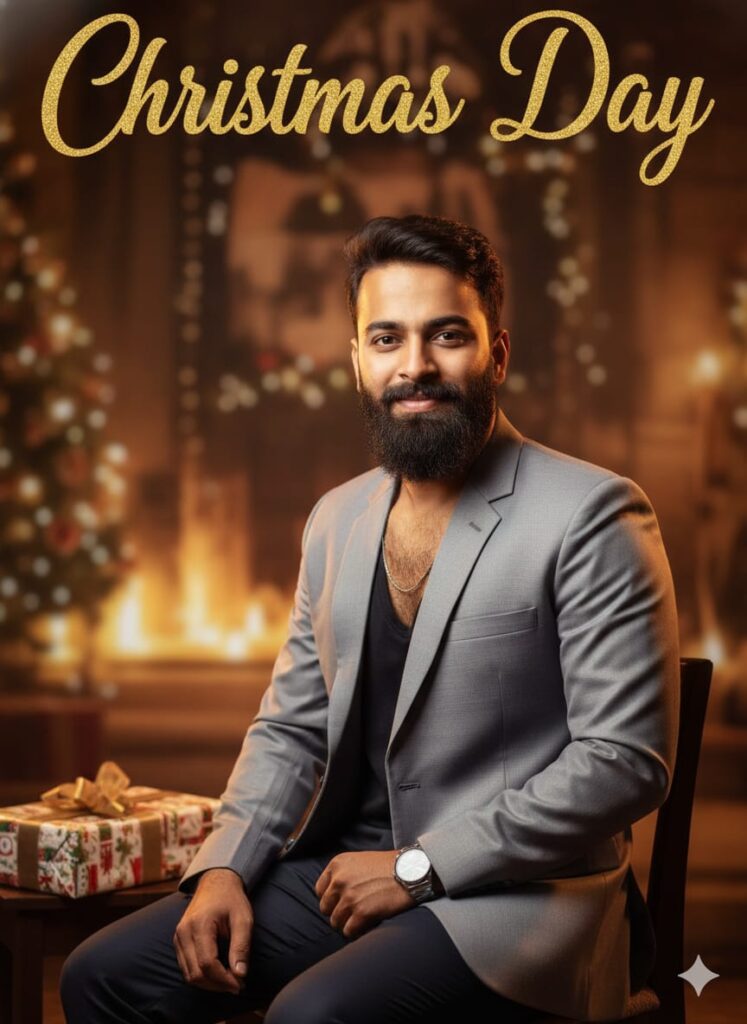 Christmas Ai Photo Editing Prompt 100% Face Match, Google Gemini ai Prompts