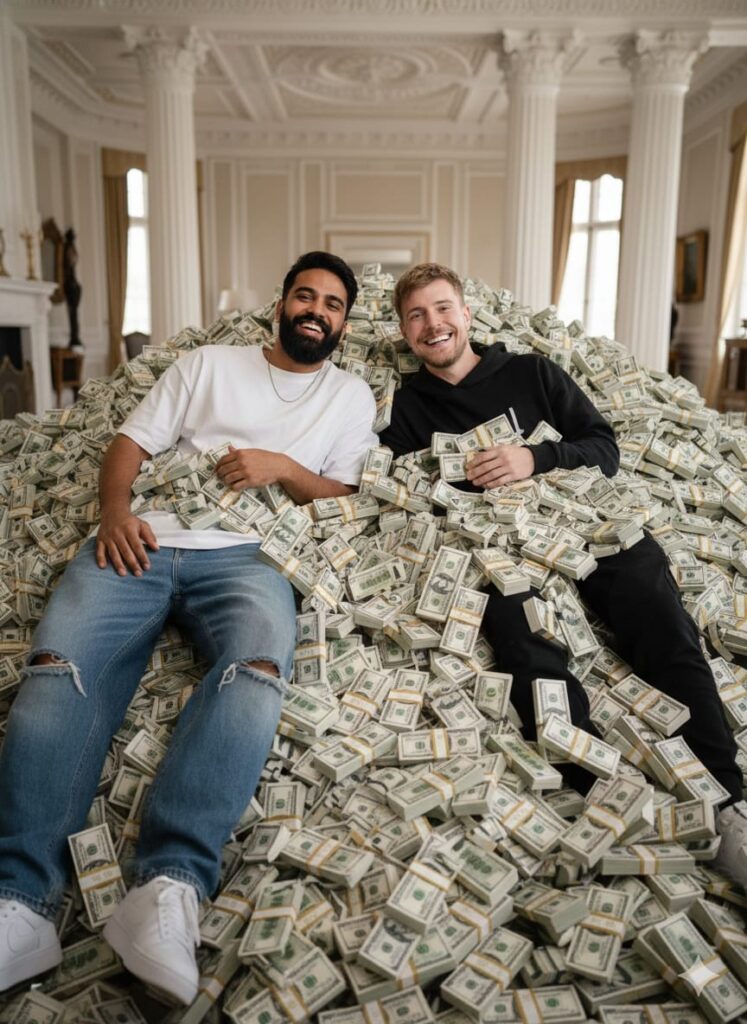 Google Gemini Mr beast Ai Photo Editing Prompt, 100% Face Matching