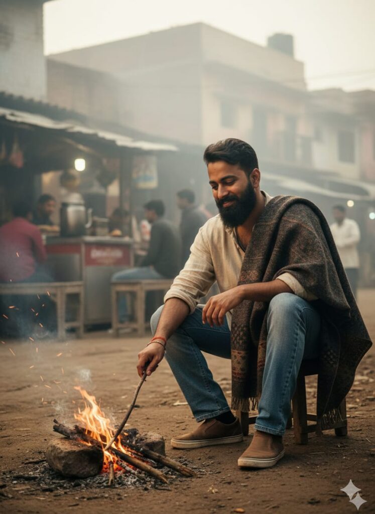 Google Gemini Winter Ai Photo Editing Prompt - 100% Face Matching