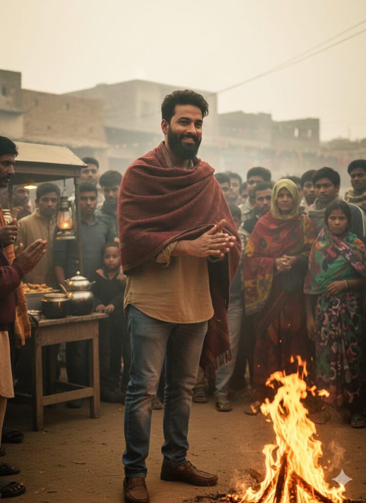 Google Gemini Winter Ai Photo Editing Prompt - 100% Face Matching