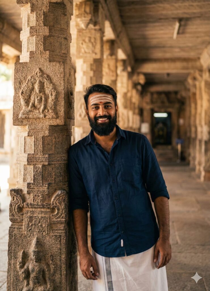 Google Gemini South Indian Temples Ai Photo Editing Prompts, 100% Face Match