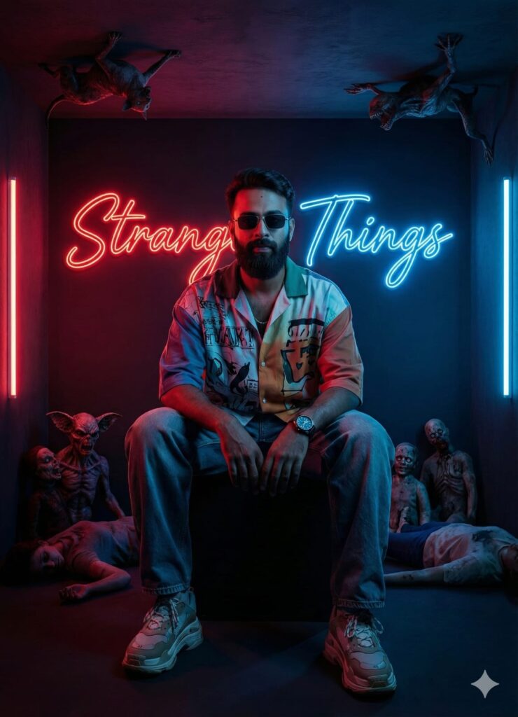 Google Gemini Create Stranger Things Ai Photo Editing, 100% Face Matching