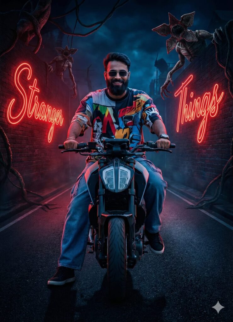 Google Gemini Create Stranger Things Ai Photo Editing, 100% Face Matching