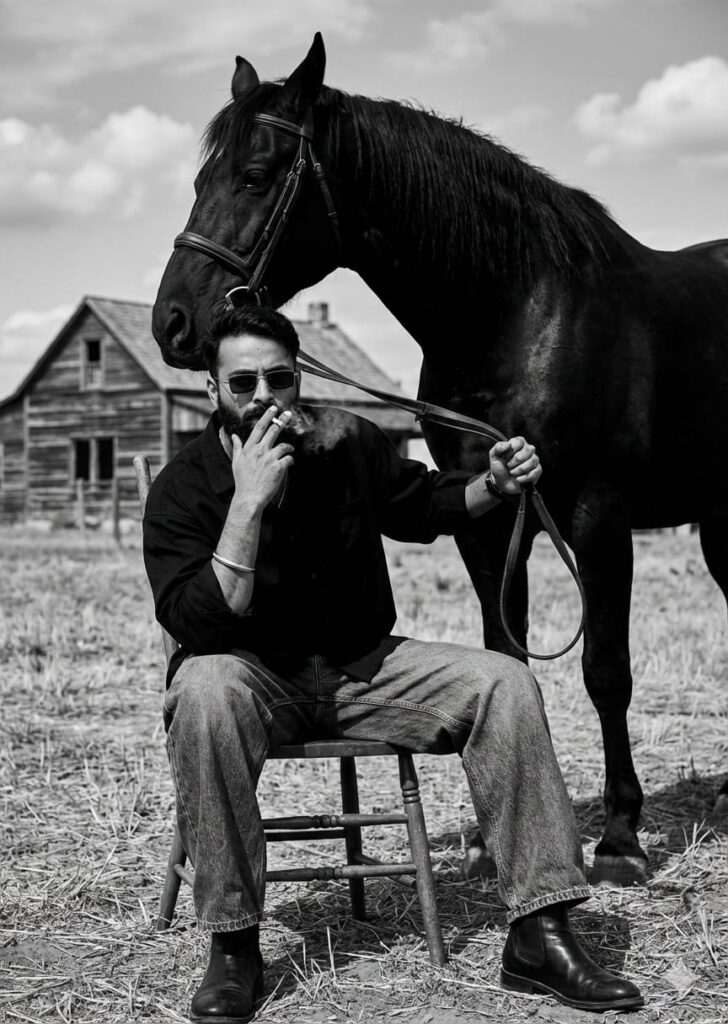 Black And White With Horse Ai Photo Editing Prompts 2026