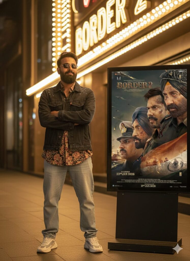 Google Gemini Border 2 Movie Poster Ai Photo Editing Prompts To Create Real Face Matching