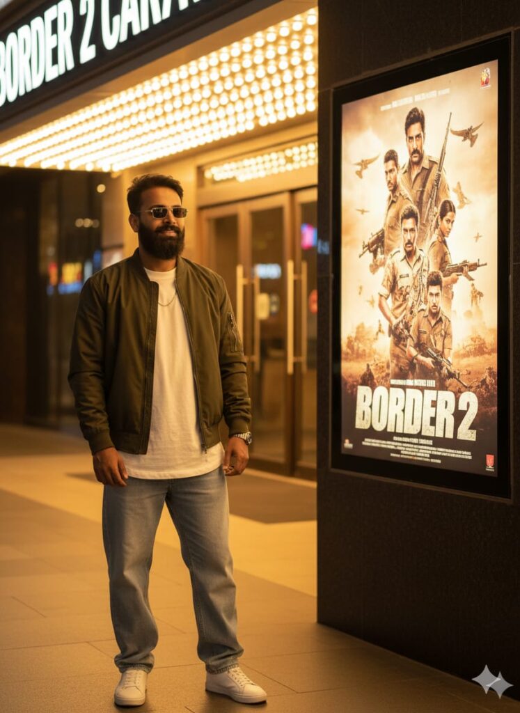 Google Gemini Border 2 Movie Poster Ai Photo Editing Prompts To Create Real Face Matching