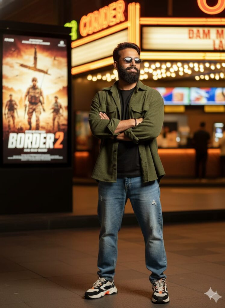 Google Gemini Border 2 Movie Poster Ai Photo Editing Prompts To Create Real Face Matching