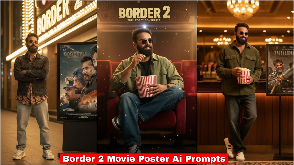 Google Gemini Border 2 Movie Poster Ai Photo Editing Prompts To Create Real Face Matching