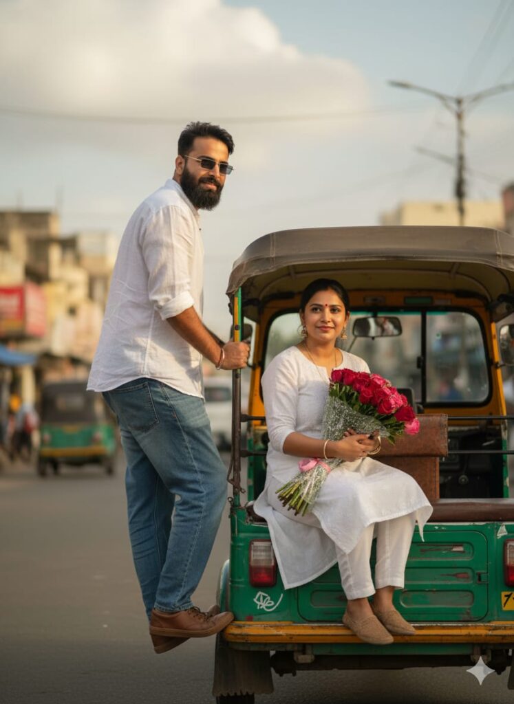 Google Gemini Cinematic Couple Ai Photo Editing Prompts - 100% Real Face