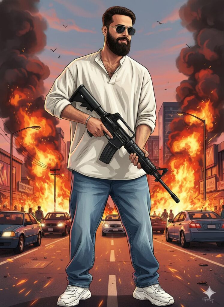 Google Gemini GTA 5 Ai Photo Editing Prompts 100% Face Matching