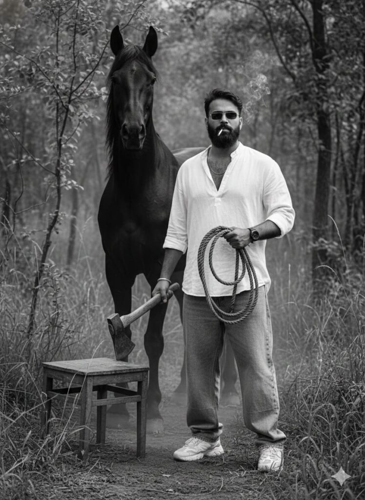 Google Gemini Horse Ai Photo Editing Black And White Prompt 2026