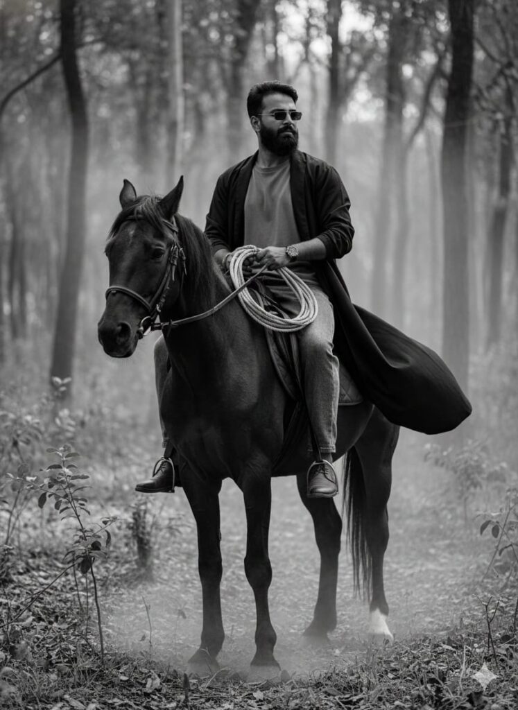 Google Gemini Horse Ai Photo Editing Black And White Prompt 2026