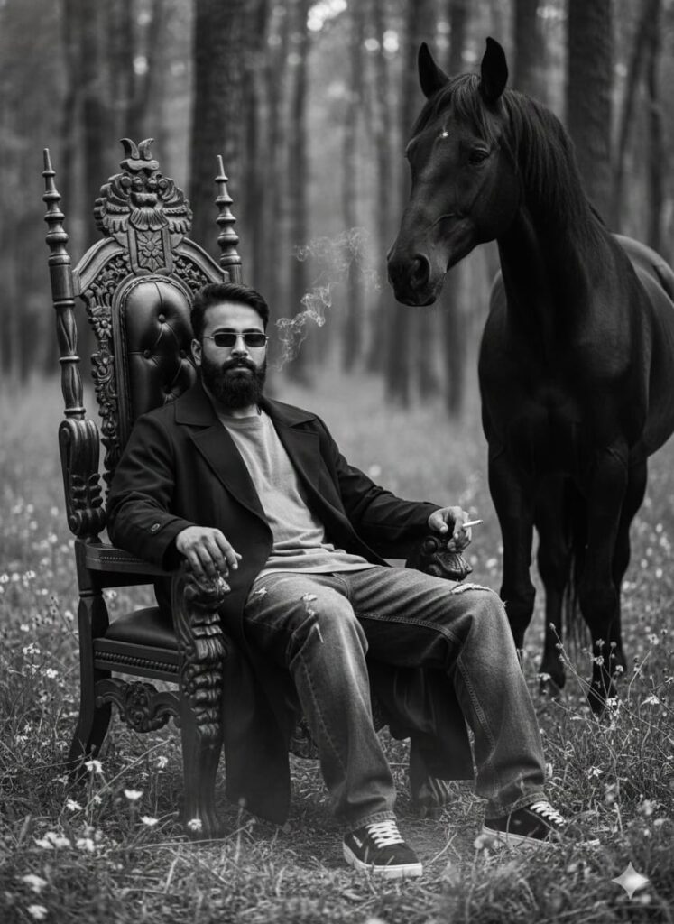 Google Gemini Horse Ai Photo Editing Black And White Prompt 2026