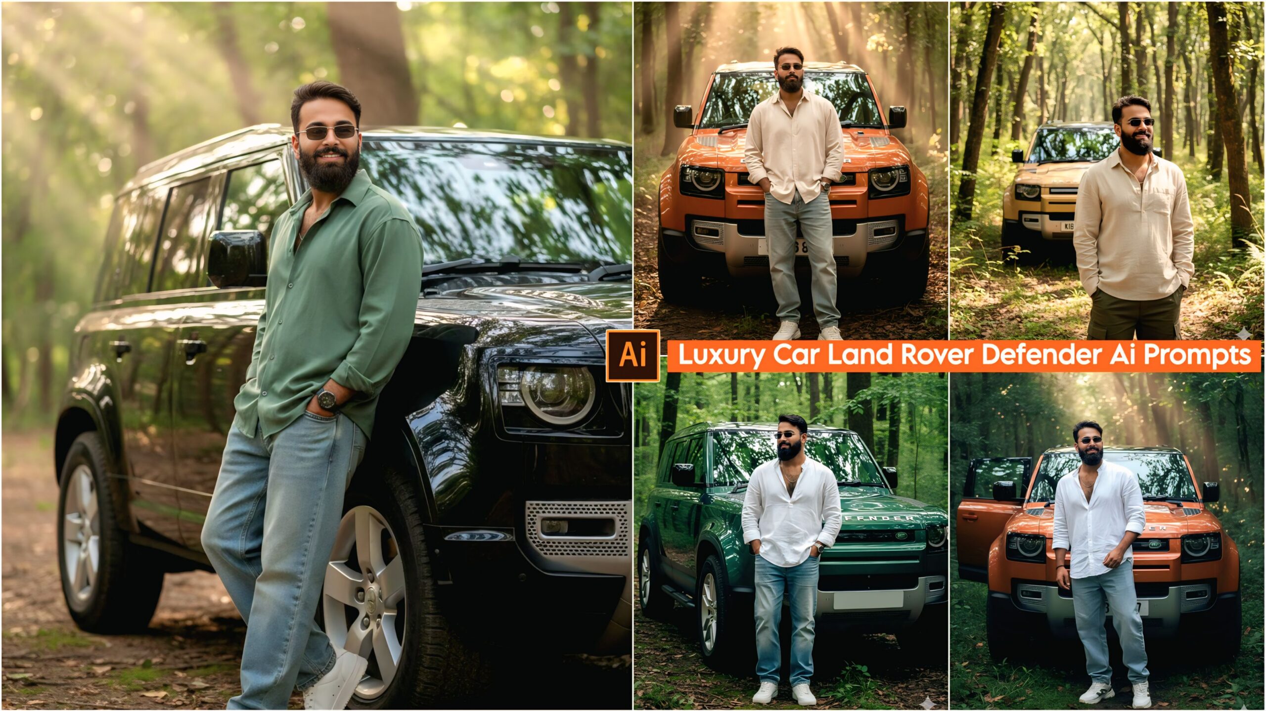 Google Gemini Luxury Car Land Rover Defender Ai Prompts 10 Best AI Photo Editing Prompts
