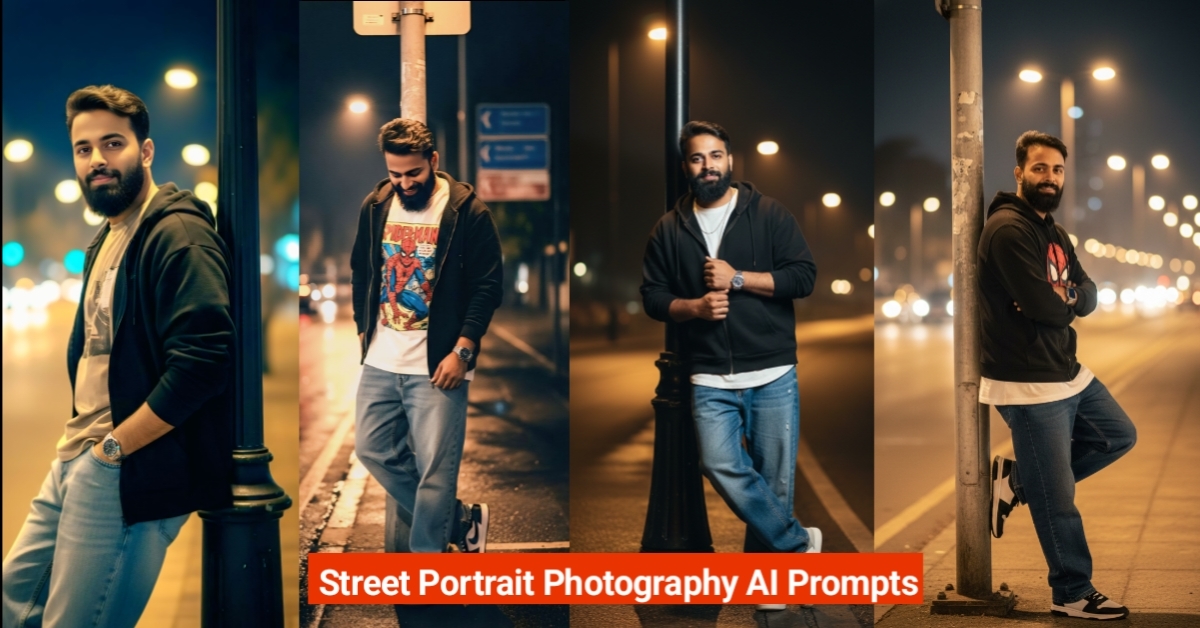 Street Portrait Photography AI Prompts, AI Photo Editing Prompts 2026