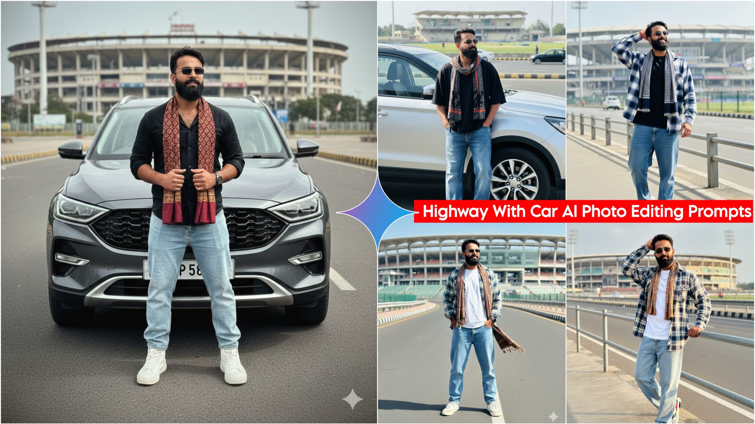 10 Google Gemini Highway With Car AI Photo Editing Prompts Natural AI Prompts