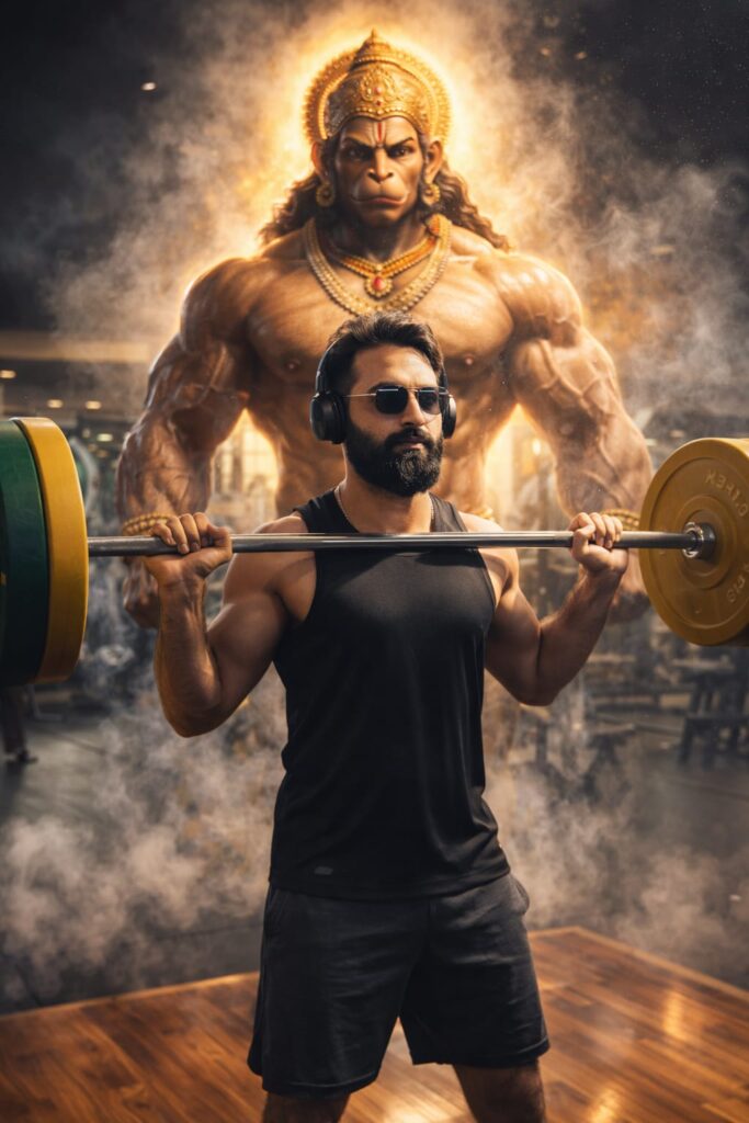 Instagram viral ChatGPT Hanuman Ji gym Ai photo editing prompts 2026