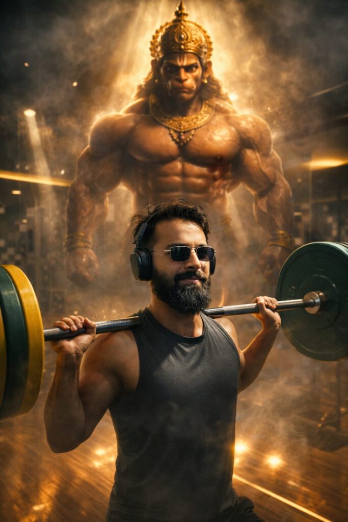Instagram viral ChatGPT Hanuman Ji gym Ai photo editing prompts 2026
