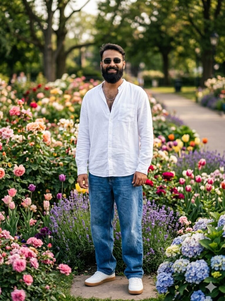 Google Gemini Garden vibes Ai Photo Editing Prompts