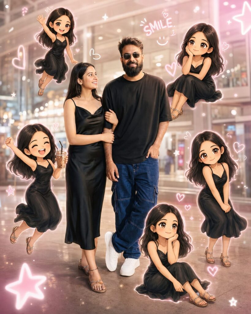 ChatGPT Stunning Style Ai Photo Editing Prompts - Chibi Cartoon Style