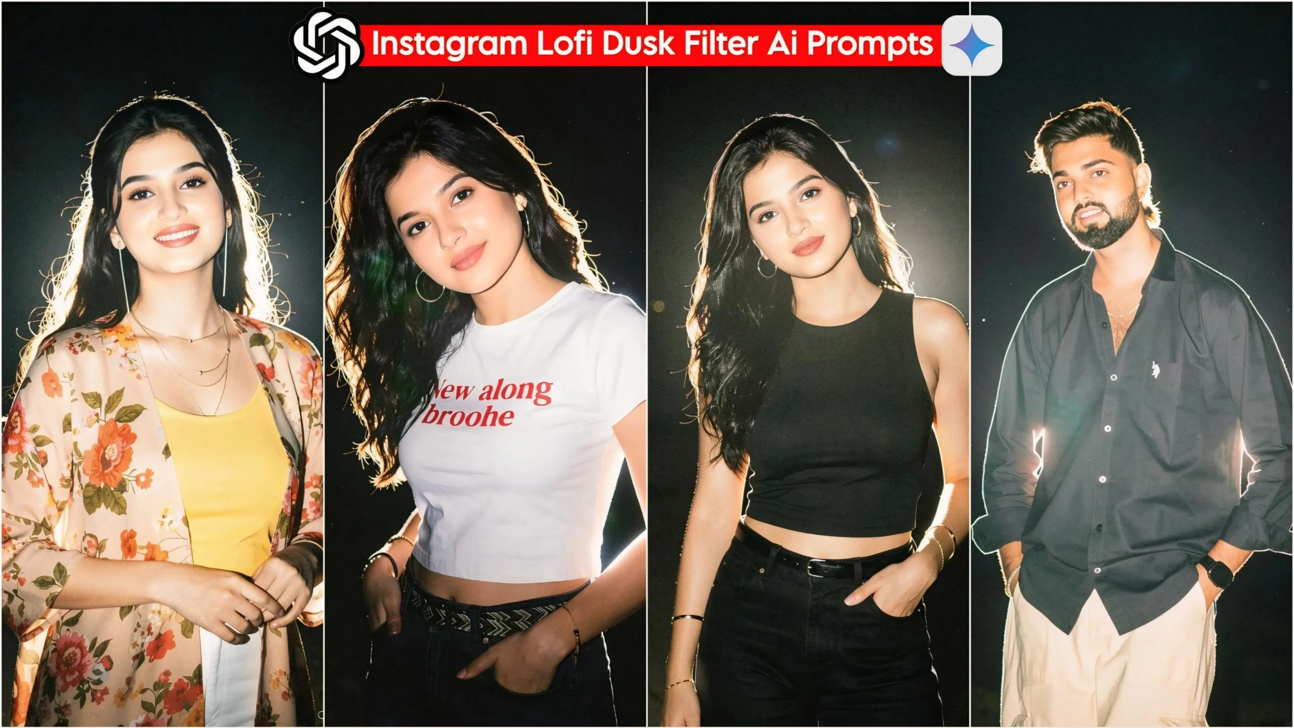 Instagram Viral Lofi Dusk Filter Ai Photo Editing Prompts ChatGPT