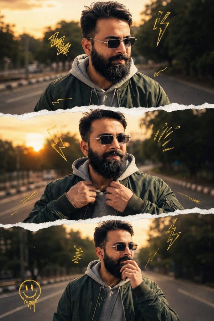 Scrapbook Style Ai Photo Editing ChatGPT Prompts - 100% Face Matching