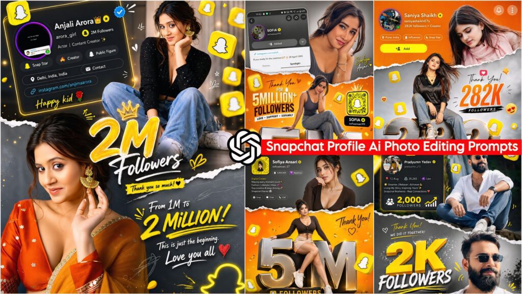Snapchat Profile Ai Photo Editing Prompts ChatGPT
