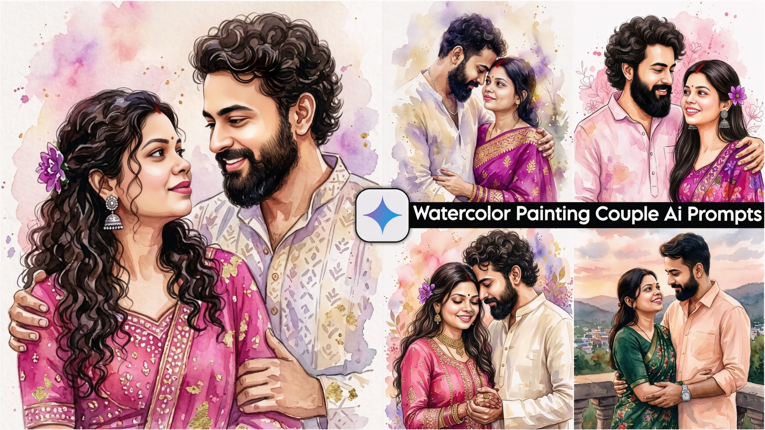 Watercolor Painting Ai Photo Editing Prompts - Google Gemini Ai Prompts