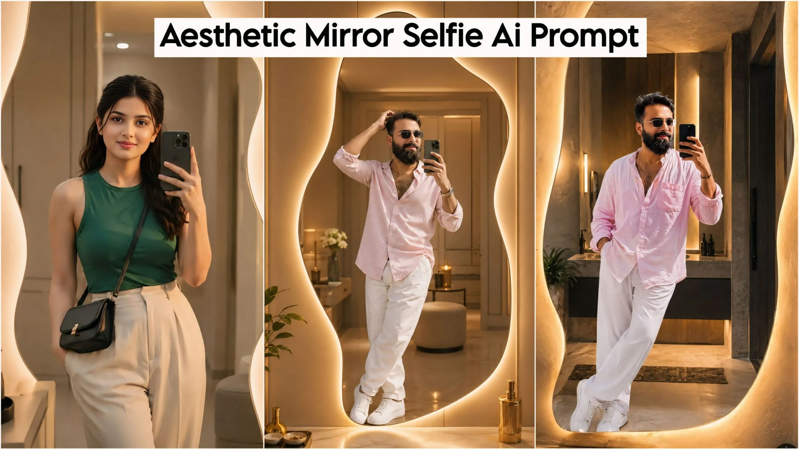 Aesthetic Mirror Selfie Ai Photo Editing Prompt Viral Chatgpt Ai Prompts 2026