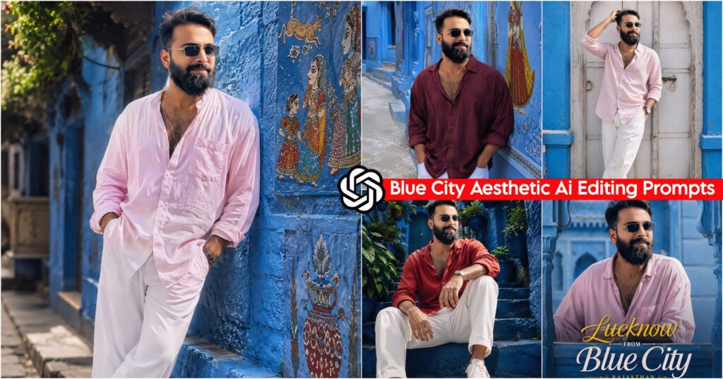 Blue City Aesthetic Ai Photo Editing Prompts 2026 - ChatGPT Ai Prompts