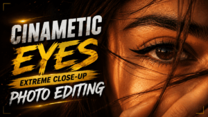 Cinematic Eyes Extreme Close-Up Photo Editing