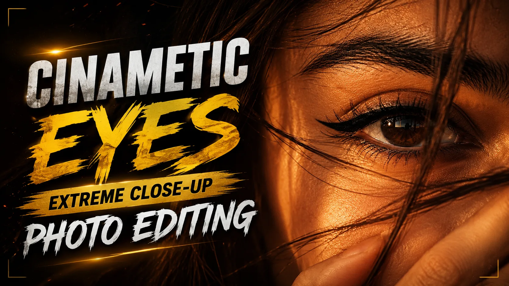 Cinematic Eyes Extreme Close-Up Photo Editing