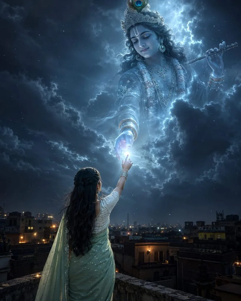 Sky Lord Krishna Ai Photo Editing Prompts