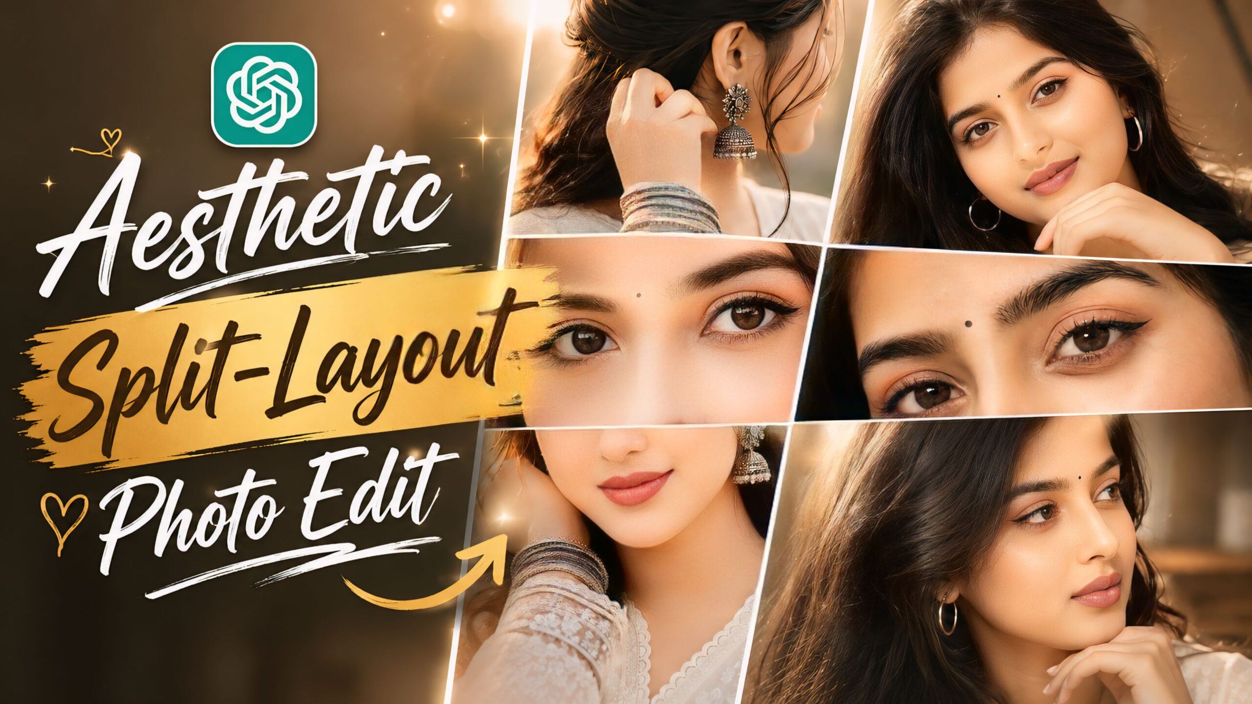Aesthetic Split-Layout Photo Edit Using ChatGPT