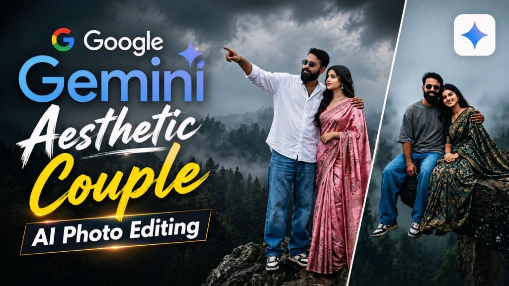 Google Gemini Aesthetic Couple AI Photo Editing Prompts 2026
