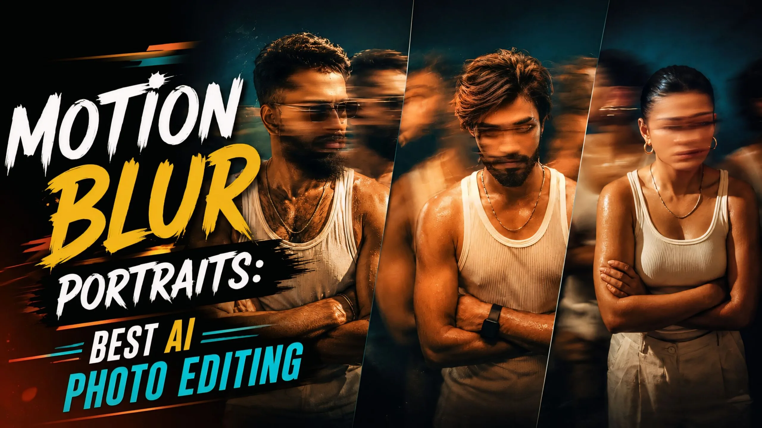 Motion Blur Portraits Best AI Photo Editing Prompts