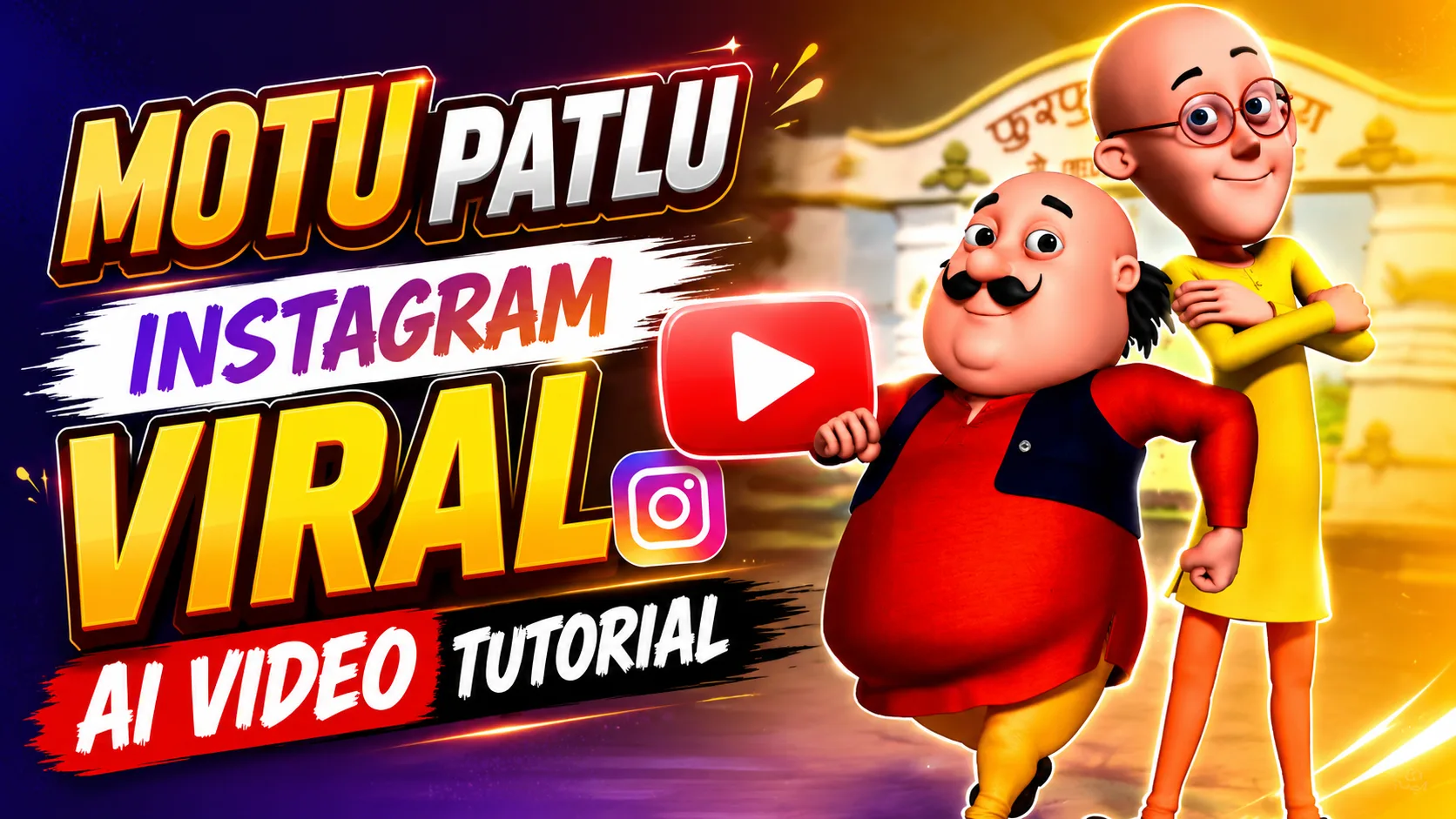 Motu Patlu Instagram Viral Video Tutorial 2026
