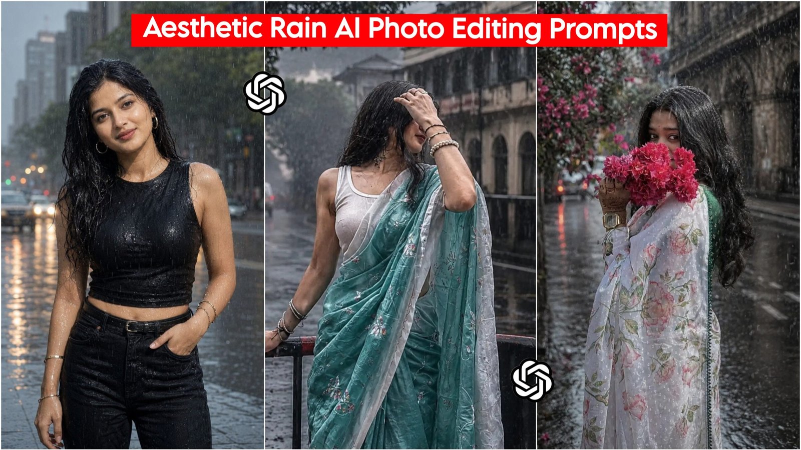 Viral Aesthetic Rain AI Photo Editing Prompts ChatGPT 2026