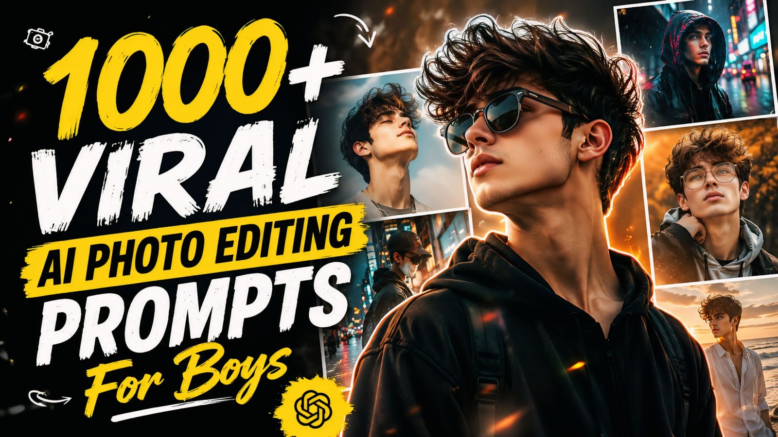 1000+ Viral AI Photo Editing Prompts For Boys