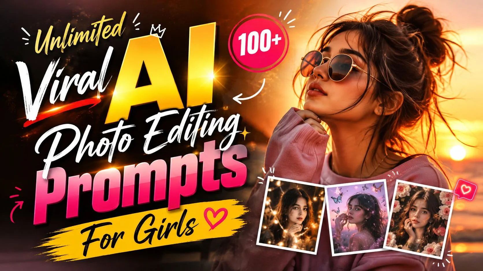 Unlimited Viral AI Photo Editing Prompts For Girl's 2026