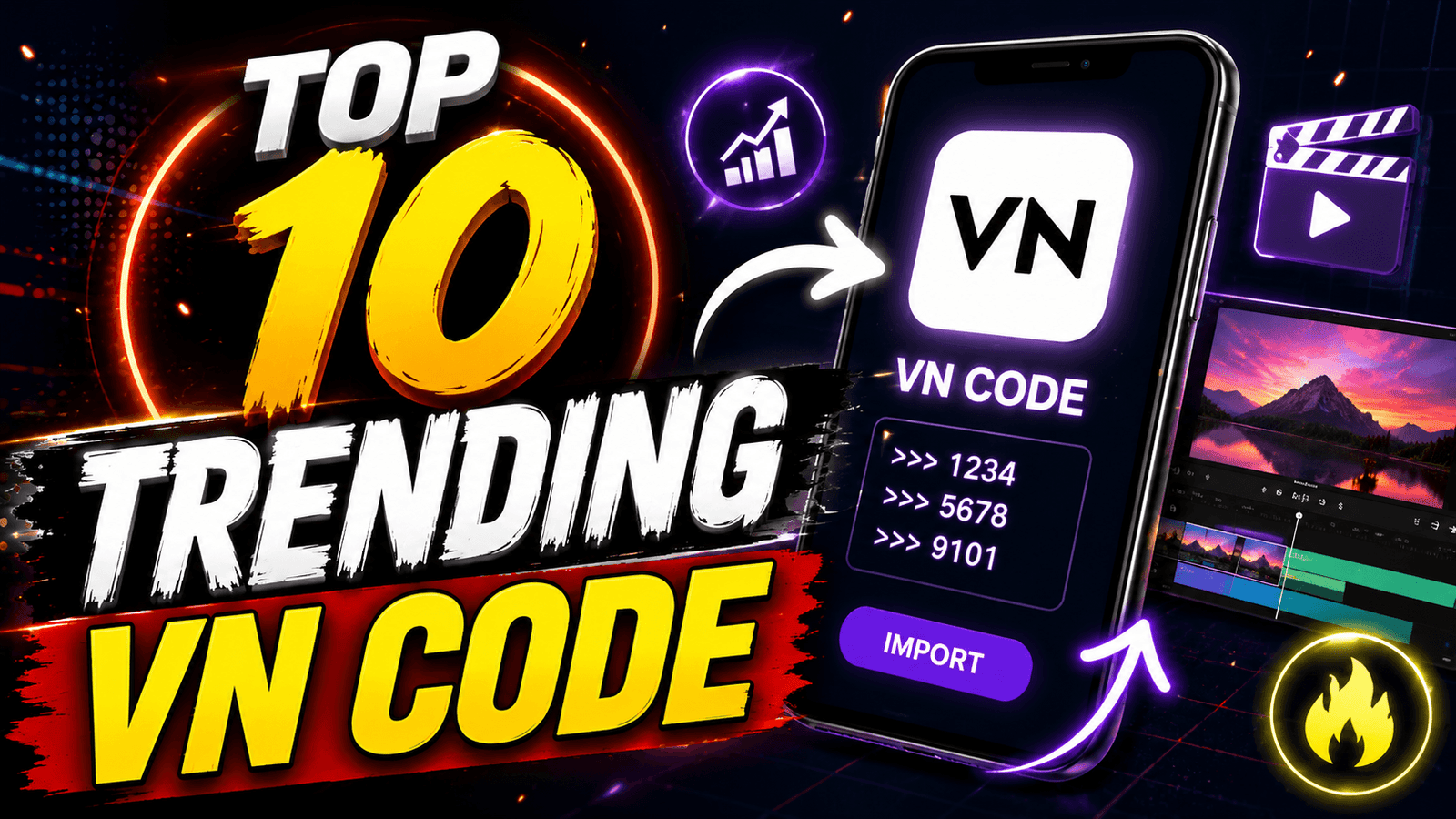 🚀 Top 10 Viral VN Codes 2026 - Trending Video Editing Codes
