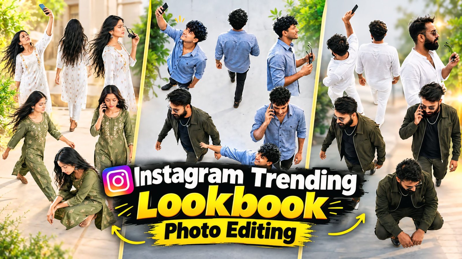 Instagram Trending Lookbook Photo Editing